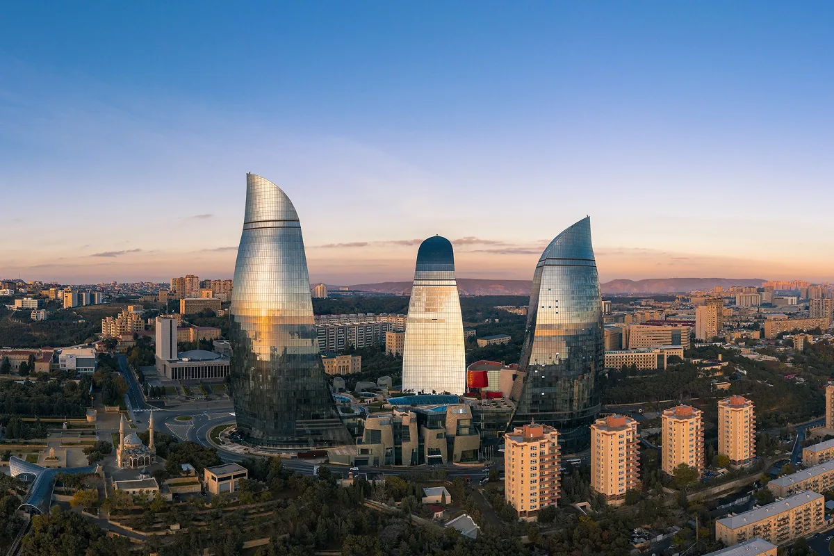 Azerbaijan — a landmark view