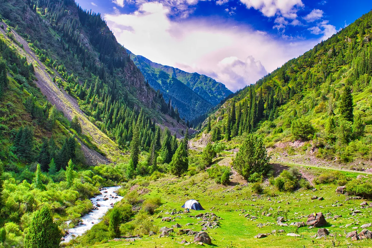 Kyrgyzstan — a landmark view