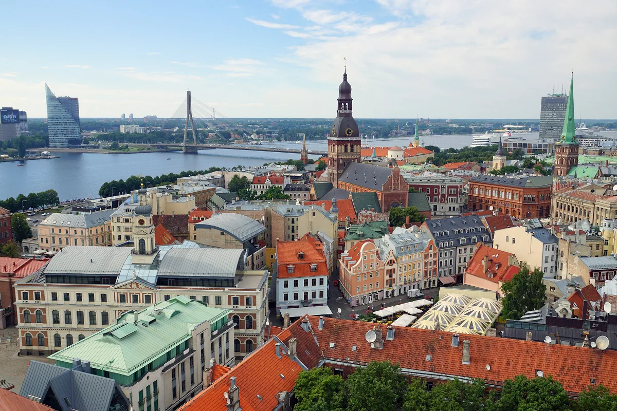 Latvia — a landmark view